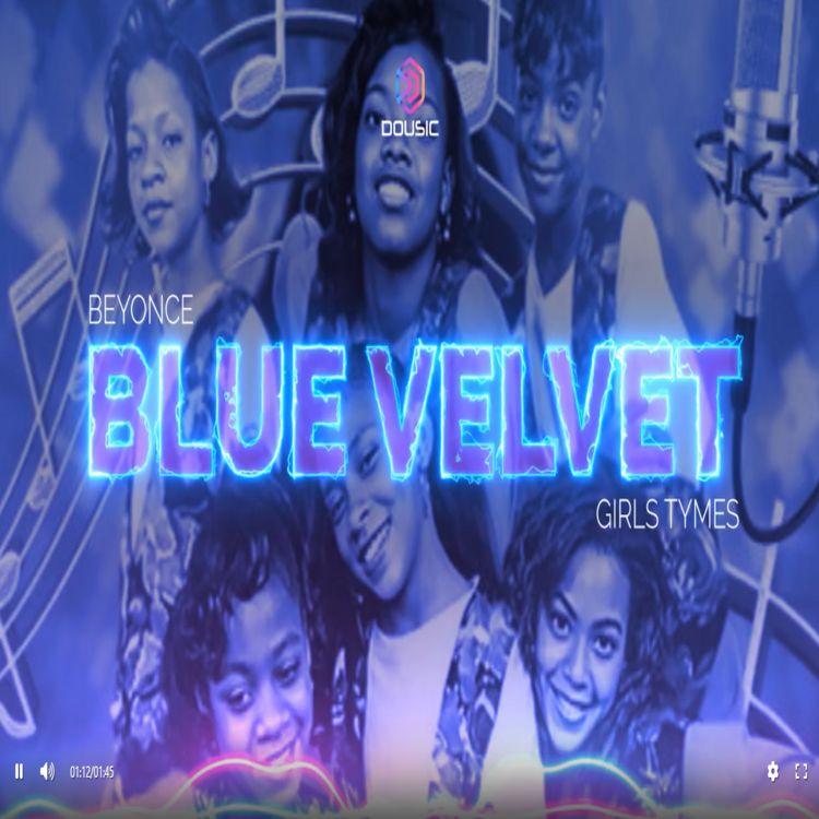 GIRLS TYME- BLUE VELVET.